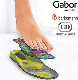 Exklusiv für Sie im Programm sind die Schuhe von Gabor Comfort, Berkemann und Christian Dietz. (Foto: Sanitätshaus Kienzle)