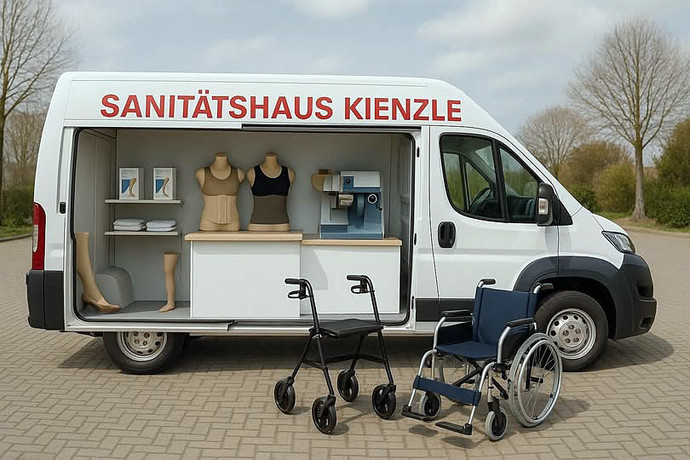 Filiale in Winterberg schließt zum 25. Juni 2025: Ab sofort kommt unser mobiles Sanitätshaus direkt zu Ihnen.