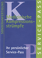 Medizinische Kompressionsstrümpfe - Service-Pass Medizinische Kompressionsstrümpfe - Service-Pass