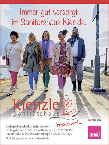 Individuelle Beratung und Kompetenz: Kompressionsstrümpfe aus dem Sanitätshaus Kienzle