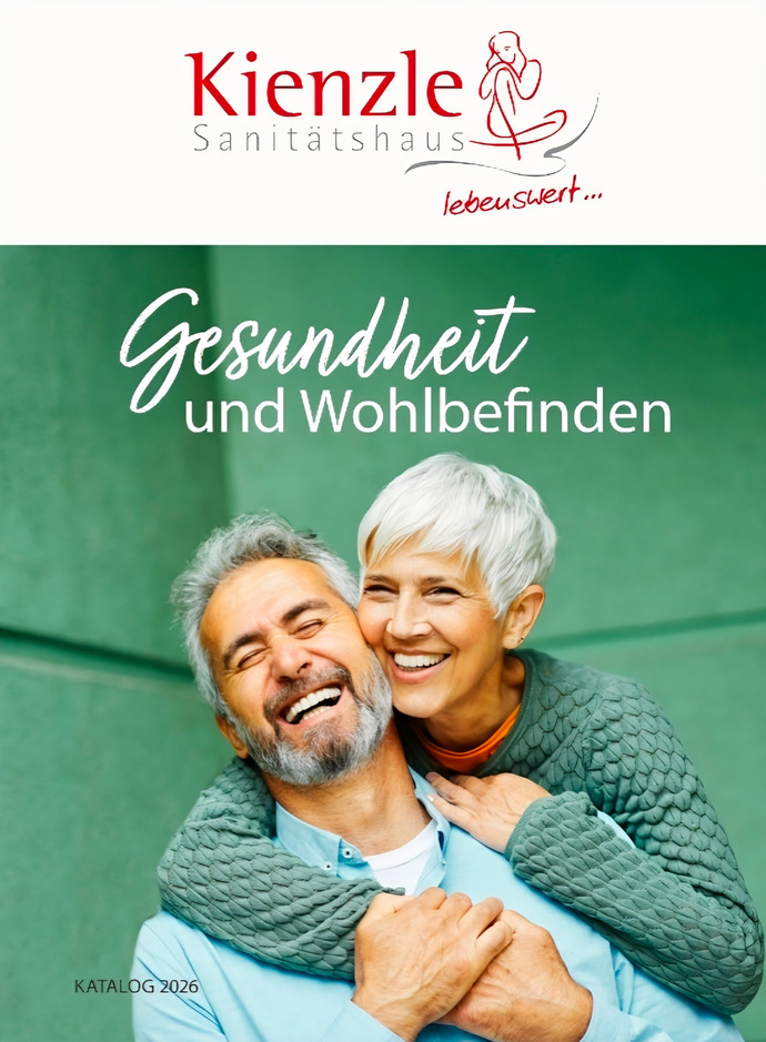 Sanitätshaus Kienzle - ORTHEGROH-Katalog 'Gesundheit und Wohlbefinden 2026'