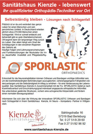 Sanitätshaus Kienzle - lebenswert | Ihr qualifizierter Orthopädie-Techniker vor Ort