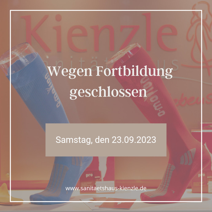 Sanitätshaus Kienzle - Fortbildung am 23.09.2023